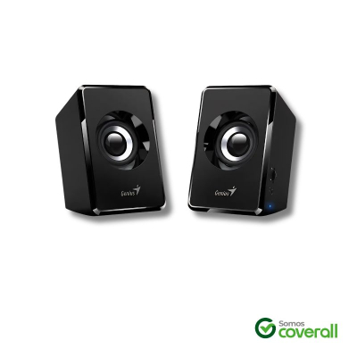 Parlante Genius Sp-U125 3W 2.0 Volumen Auricular 3.5Mm Usb Negro