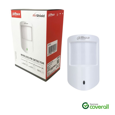 Sensor Pir Dahua Airshield Ard1233-W2 12M 90 Grados Antimascota 18Kg Rf 433Mhz Inalambrico Interior