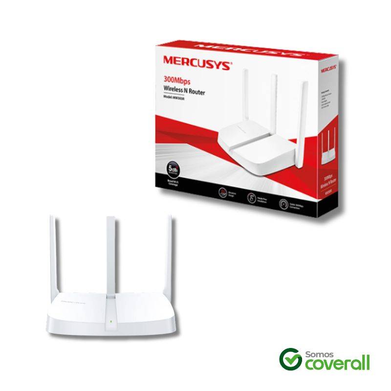 Router Wifi Mercusys Mw305R 300Mbps 4 Puertos Router Bridge
