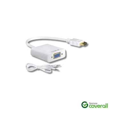 Adaptador De Video Netmak Hdmi Vga 1080P Audio