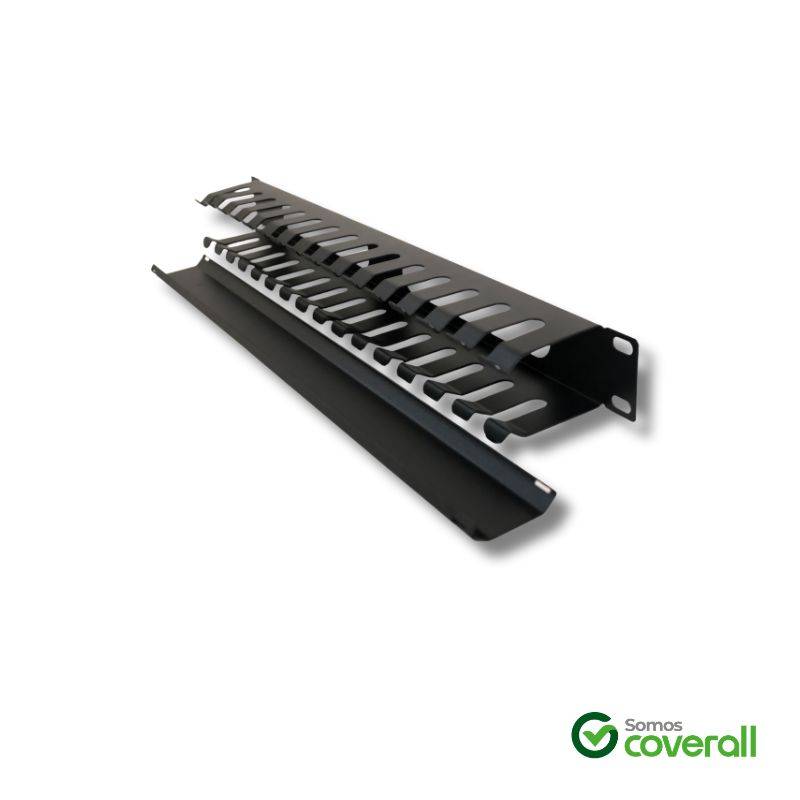Organizador De Cable Glc 1 Unidad 5 Anillas 19 Con Tapa