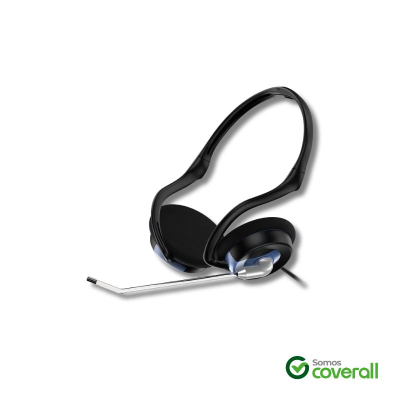 Auricular Con Microfono Genius Hs-300N Plegable Volumen 112Db 3.5Mm 1.8M Doble Jack