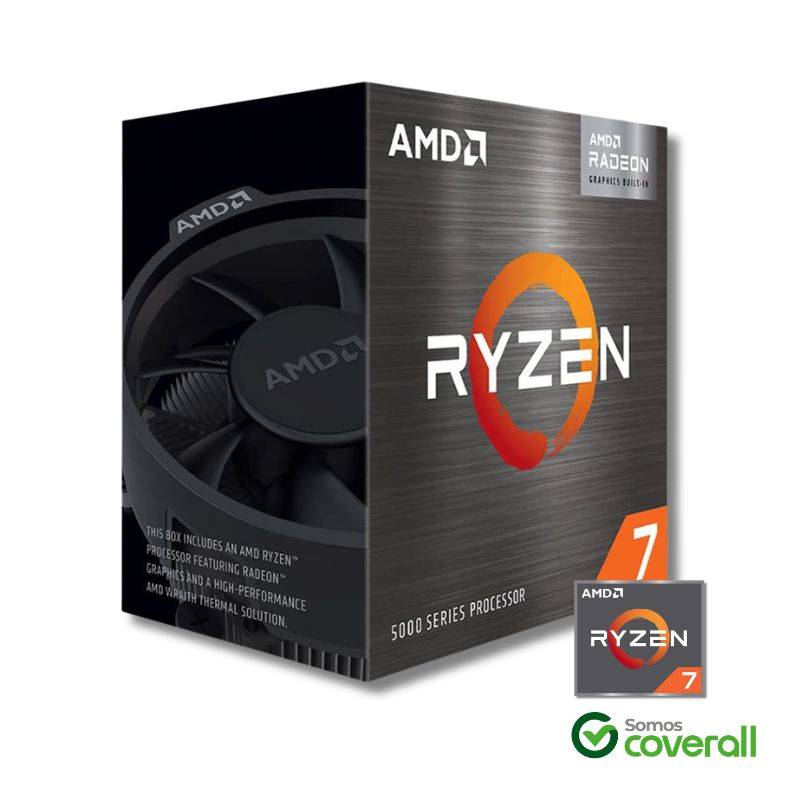 Procesador Amd Ryzen 7 5700G 4.6Ghz 16Mb 8 Nucleos 16 Hilos Generacion 5 Radeon Vega 8 Zen 3 Socket Am4