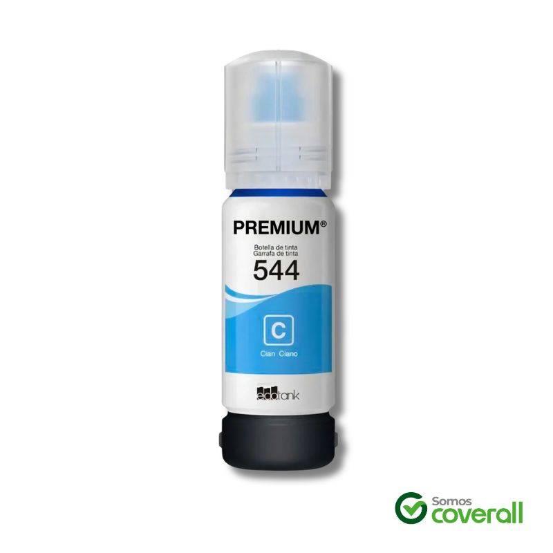 Botella Tinta Compatible Epson Ecotank 544 Cian 70Ml