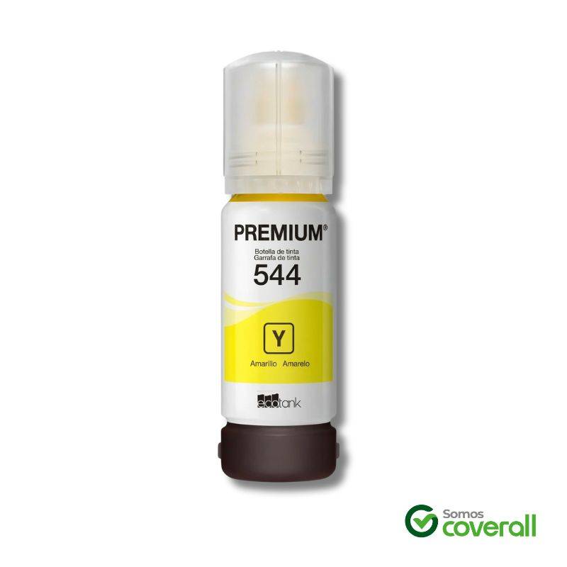 Botella Tinta Compatible Epson Ecotank 544 Amarillo 70Ml