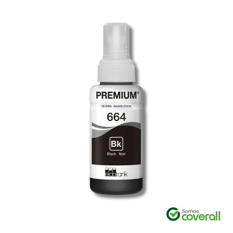 Botella Tinta Compatible Epson Ecotank 664 Negro 70Ml