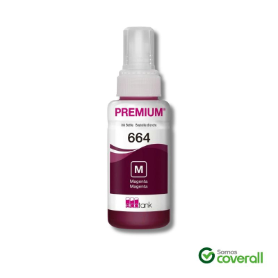 Botella Tinta Compatible Epson Ecotank 664 Magenta 70Ml