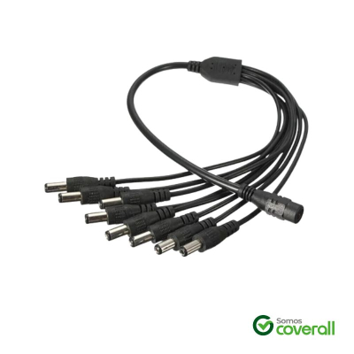 Splitter Alimentacion Cctv 1 Hembra 8 Macho