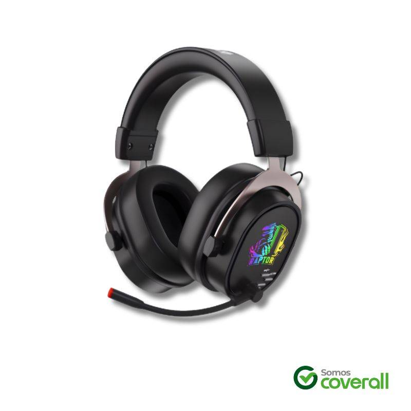 Auricular Con Microfono Gaming Raptor Shadow Core Rgb 7.1 130Db Usb 2M