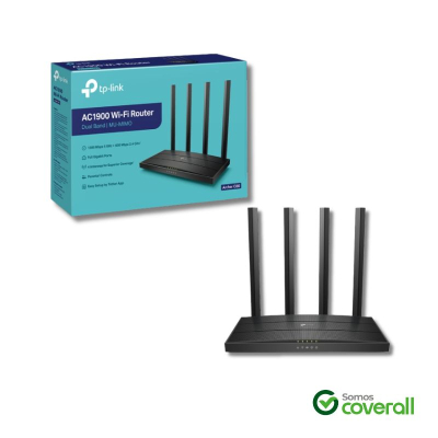 Router Wifi Tp-Link Archer C80 Ac1900 Doble Banda 1300Mbps 600Mbps 5 Puertos Router Access Point