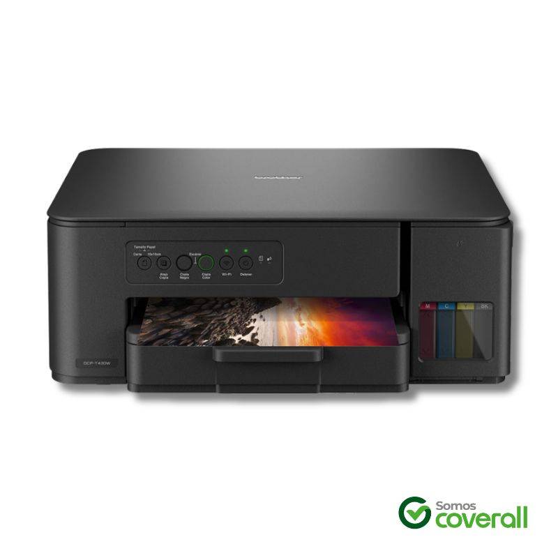 Impresora Sistema Continuo Brother Inkbenefit Tank Dcp-T430W Inyeccion De Tinta Color Multifuncion Wifi Usb