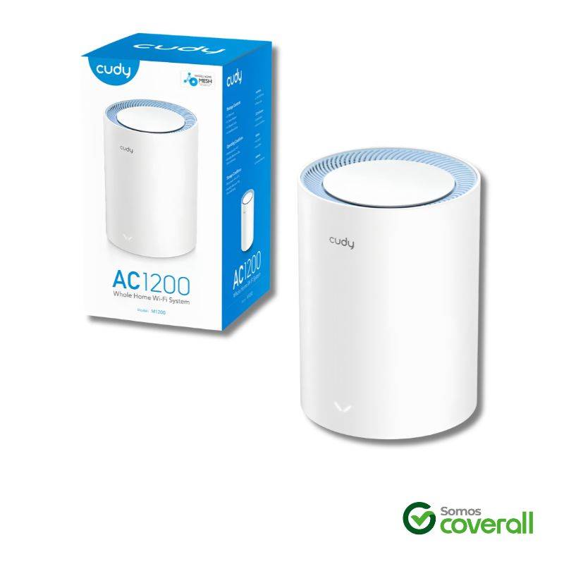 Repetidor Extensor Wifi Cudy M1200 Ac1200 574Mbps 867Mbps Rj45 Extensor Access Point Mesh