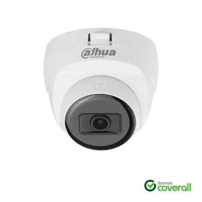 Camara Dahua T1A21P 2Mp 2.8Mm Ir 25M Cctv Turret Interior Plastica