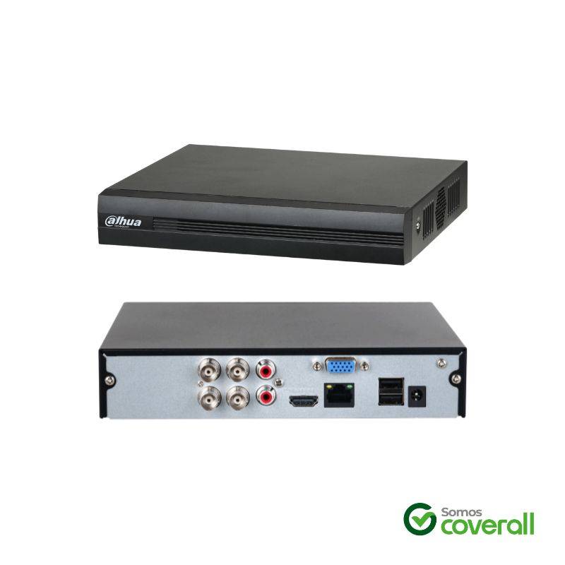 Dvr Xvr Dahua Xvr1B04-I 4 Canales Hdtvi Cvi Ahd Cvbs 1 Ip 2Mp H265+ Wizsense	Deteccion De Movimiento Humano Vehiculo