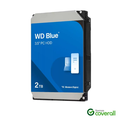 Disco Duro Pc Western Digital Blue 2Tb 64Mb 5400Rpm Sata Iii 3.5