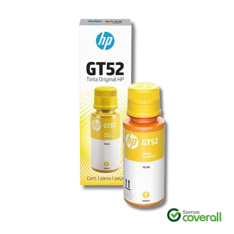 Botella Tinta Hp Deskjet Inktank Smart Tank Gt52 Amarillo 70Ml