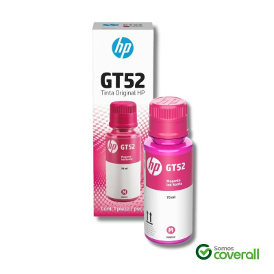 Botella Tinta Hp Deskjet Inktank Smart Tank Gt52 Magenta 70Ml