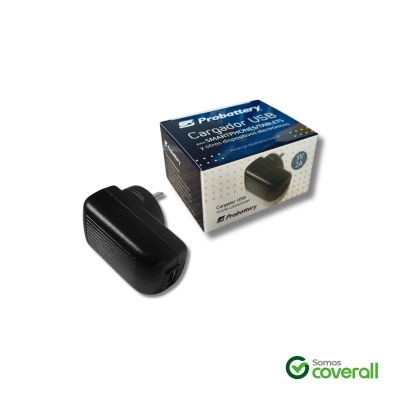 Cargador Probattery Usb5200Nf 5V 2A Usb Negro