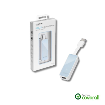 Adaptador De Red Tp-Link Ue200 10/100Mbps Usb 2.0 Ethernet Rj45