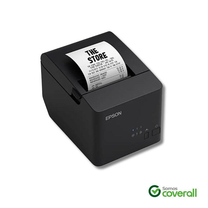 Impresora Comandera Tickeadora Epson Tm-T20Iil Termica Directa Negro 80Mm 200Mm/S Autocutter Lan Usb