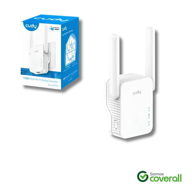 Repetidor Extensor Wifi Cudy Re300 N300 300Mbps Rj45 Extensor Access Point Mesh