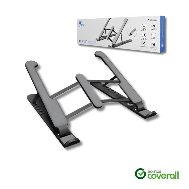 Base Soporte Notebook Xtech Xta-130 Plegable Ajustable
