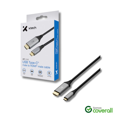 Adaptador De Video Xtech Xtc-546 Usb C Hdmi 4K
