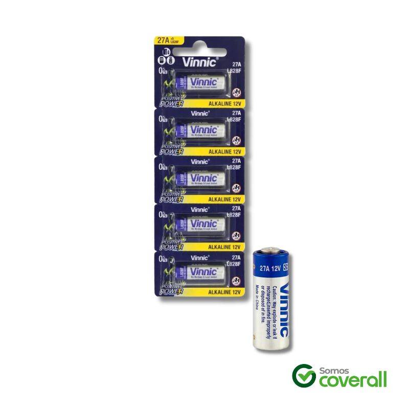 Pila Alcalina 27A L828F 12V 5 Unidades Blister