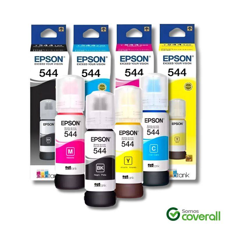 Combo Botella Tinta Epson Ecotank T544 260Ml