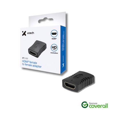 Adaptador De Video Xtech Xtc-333 Hdmi Hembra 1080P