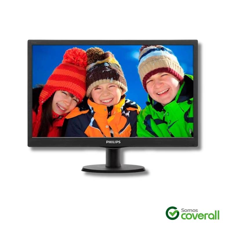 Monitor Philips 193V5 18.5 Lcd 1366X768 Hd 60Hz Hdmi Vga