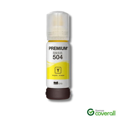 Botella Tinta Compatible Epson Ecotank 504 Amarillo 70Ml