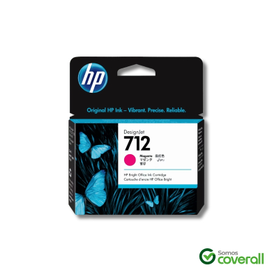 Cartucho Tinta Hp Designjet 712 3Ed68A Magenta 29Ml