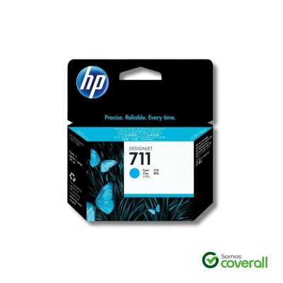 Cartucho Tinta Hp Designjet 711 Cz130A Cian 29Ml