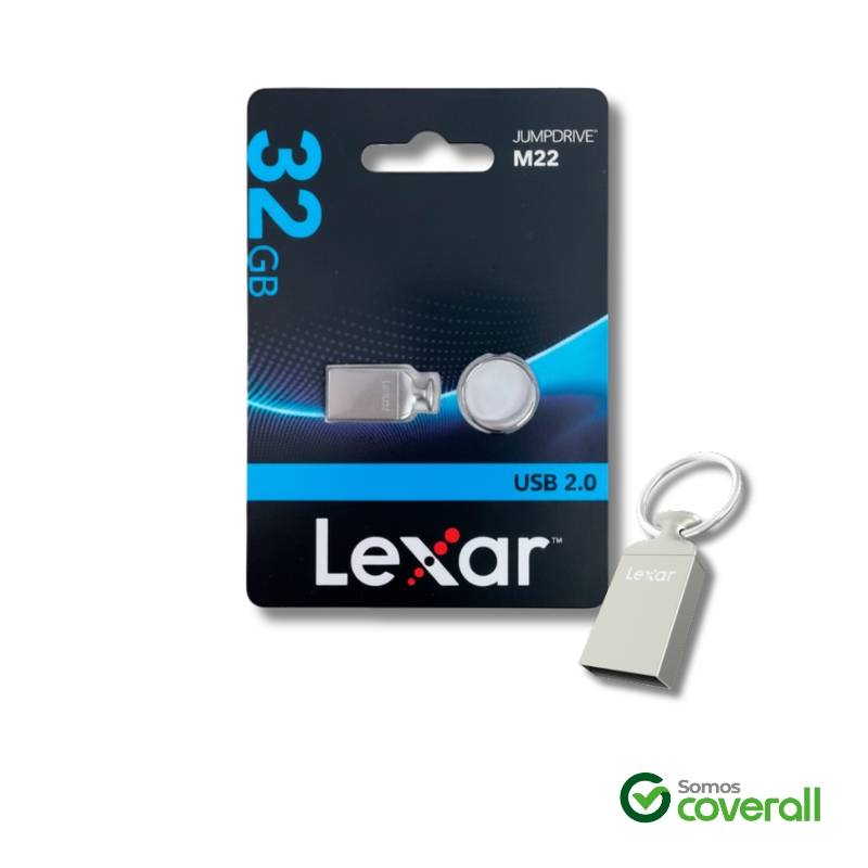 Pen Drive Lexar Jumpdrive M22 32Gb Usb 2.0 Plateado