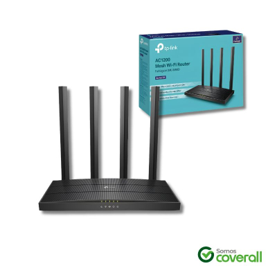 Router Wifi Tp-Link Archer C6 Ac1200 Doble Banda 867Mbps 300Mbps 5 Puertos Router Access Point