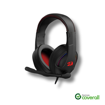 Auricular Microfono Gaming Redragon H211 Cronus Rgb Volumen 118Db 3.5Mm Usb 2.1M Adaptador Doble Jack