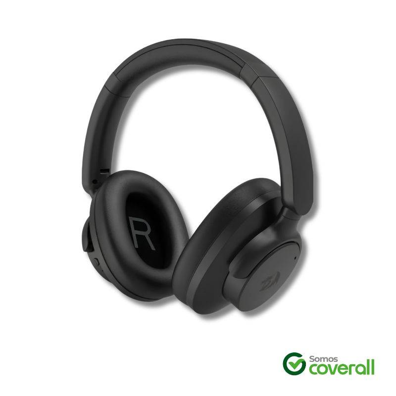 Auricular Microfono Bluetooth Gaming Redragon H610 Vibecore Plegable Cancelacion De Ruido 113Db 3.5Mm Usb C 10M Bt 5.3 Negro
