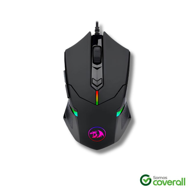 Mouse Gaming Redragon M601 7200Dpi Rgb 6 Botones 1.8M Usb Negro