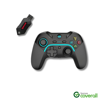 Joystick Gamepad Redragon Harrow Pro G808 Vibracion Botones D-Pad Analogico Gatillo 3.5Mm Pc Ps3 2.4G Inalambrico 8M