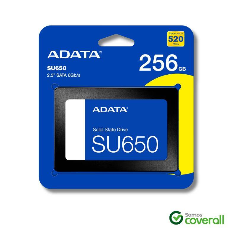Disco Solido Adata Su650 256Gb 520Mbs Sata Iii 2.5