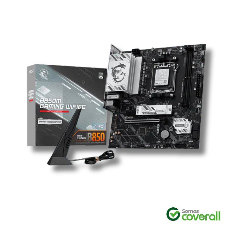 Mother Msi B850M Gaming Wifi6E Ddr5 2 Dimms Hdmi Dp 4 Sata Iii 2 M2 Wifi Socket Am5