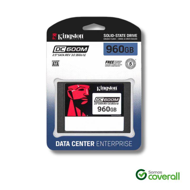 Disco Solido Kingston Dc600M 960Gb 560Mbs Sata Iii 2.5