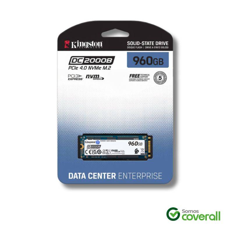 Disco Solido Kingston Dc2000B 960Gb 7000Mbs Nvme Gen4 M2 2280